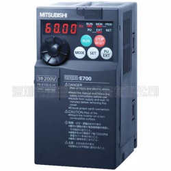 三菱變頻器FR-E720-0.1K日本原裝，電源三相220V,